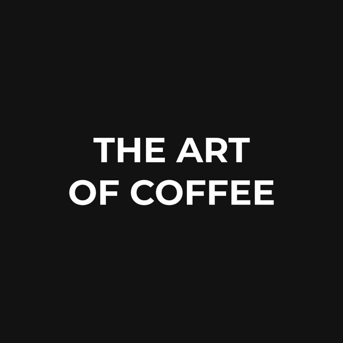 Platzhalter THE ART OF COFFEE